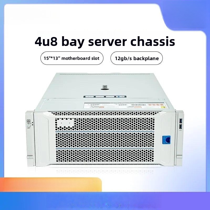 8 Gpu 4U Server Chassis - 4U 8-schijf rackmount serverchassis voor GPU